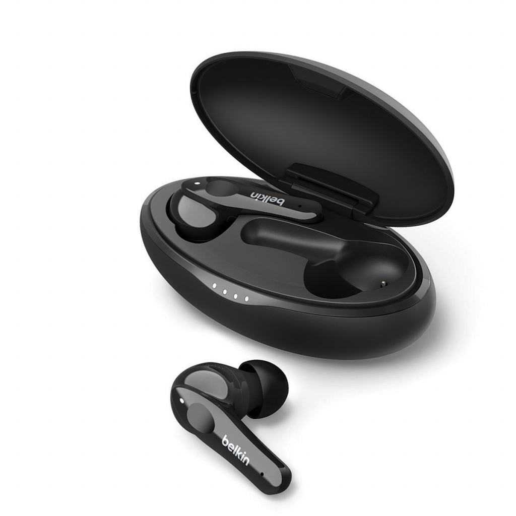 Слушалки Belkin SoundForm Move+ True Wireless Earbuds, црни