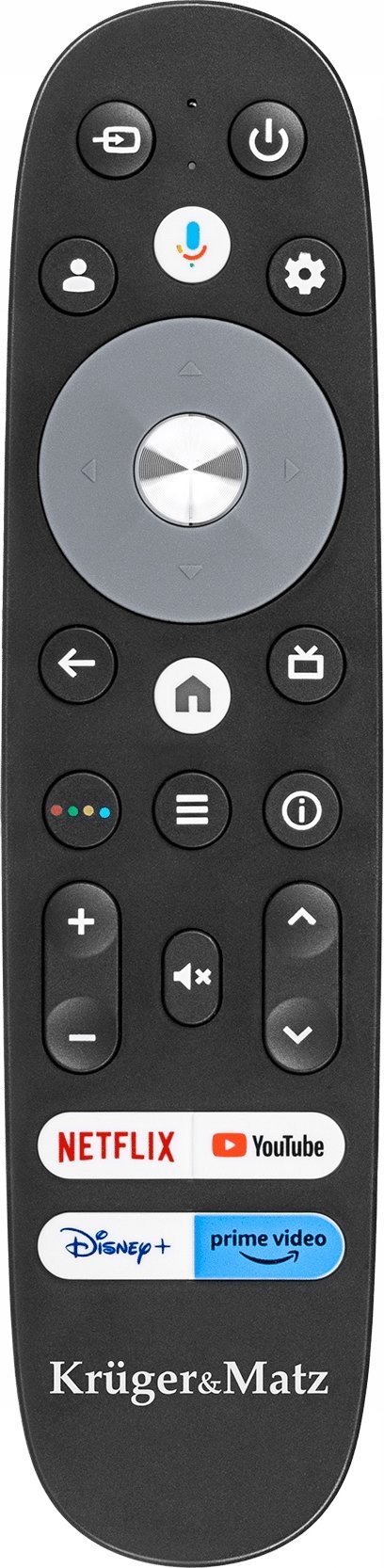 Telekomandë Kruger&amp;Matz 5901890119696, për Google TV, e zezë
