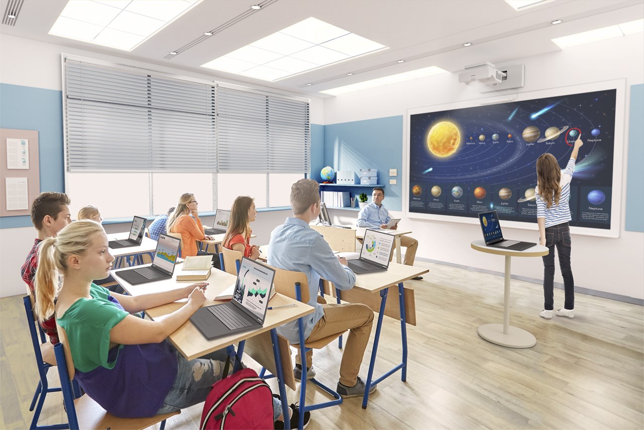 Projektor Epson EB-760Wi, 4100 Lumens, WXGA, Interaktiv, i bardhë