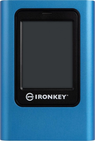 Disk i jashtëm SSD Kingston IronKey Vault Privacy 80 1.92TB, i kaltër/ i zi