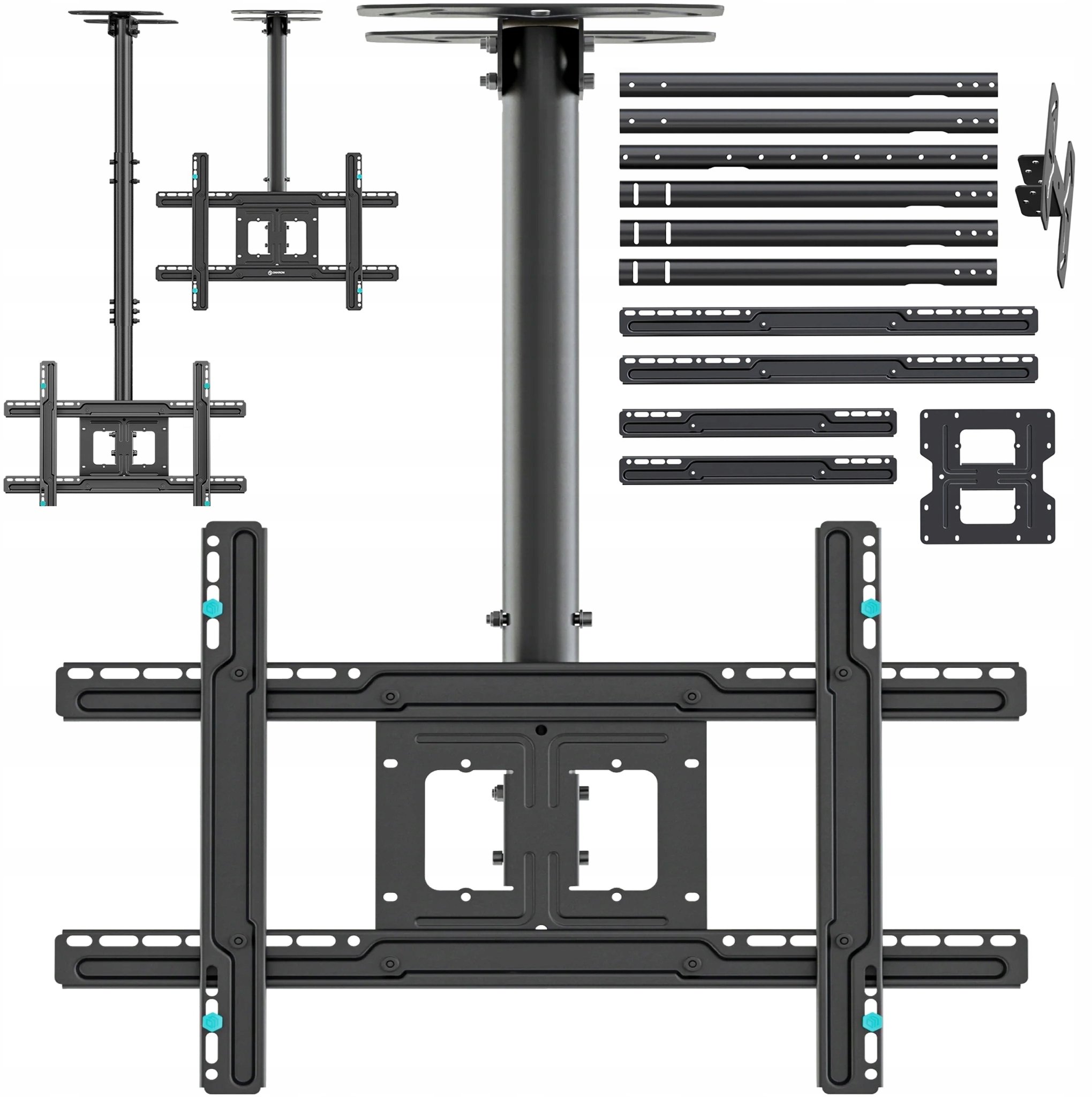 Mbajtëse tavanore për TV Lamex LXLCD138, 32" 80", deri 68 kg, e zezë