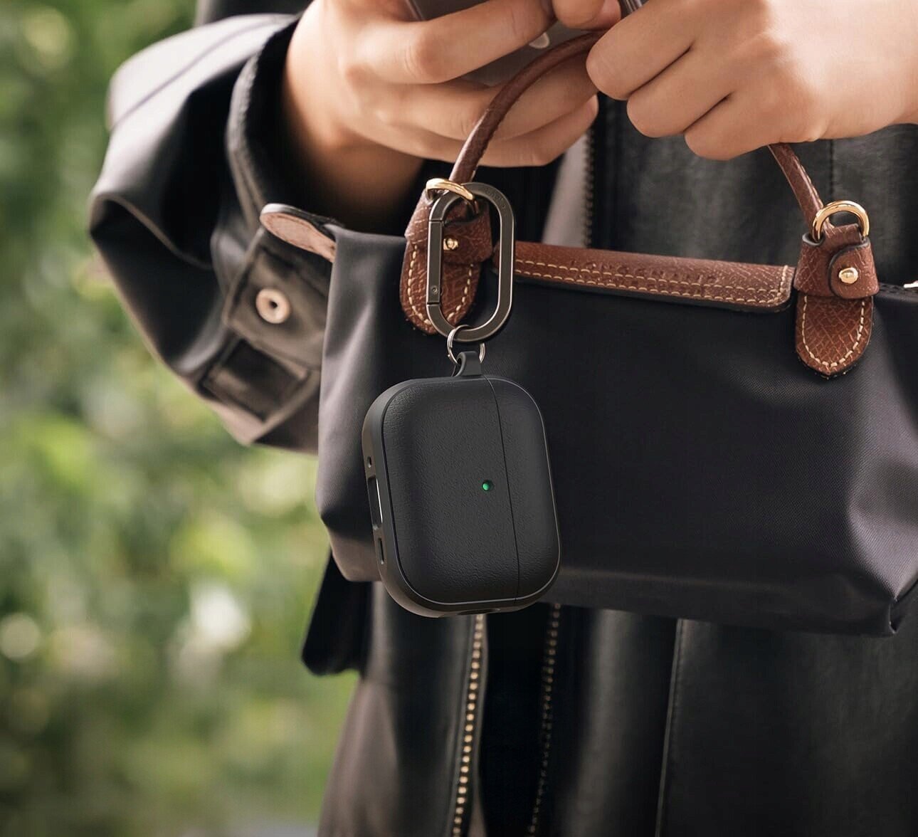 Заштитна кутија Ringke Onyx Magnetic за AirPods Pro 3, MagSafe, TPU, црна