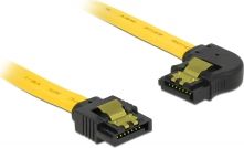 Kabllo Delock SATA - SATA, 0.3m, e verdhë