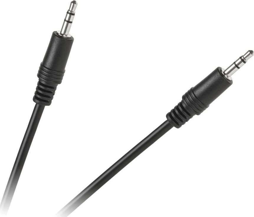 Kabllo audio Lechpol LEC-KPO2743, Jack 3.5mm në Jack 3.5mm, 0.6m, e zezë