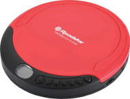 Discman portativ Roadstar PCD-435CD, për CD, me kufje, i kuq