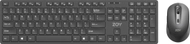 Set tastierë + maus ZOY ZKM888, wireless, i zi