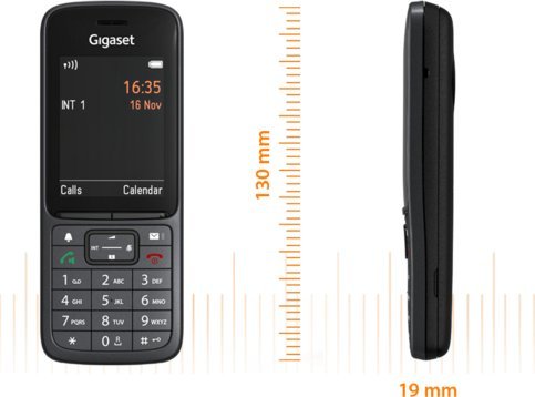 Telefon pa tel Gigaset SL800H PRO, Analog DECT, ekran 2.4", grafit