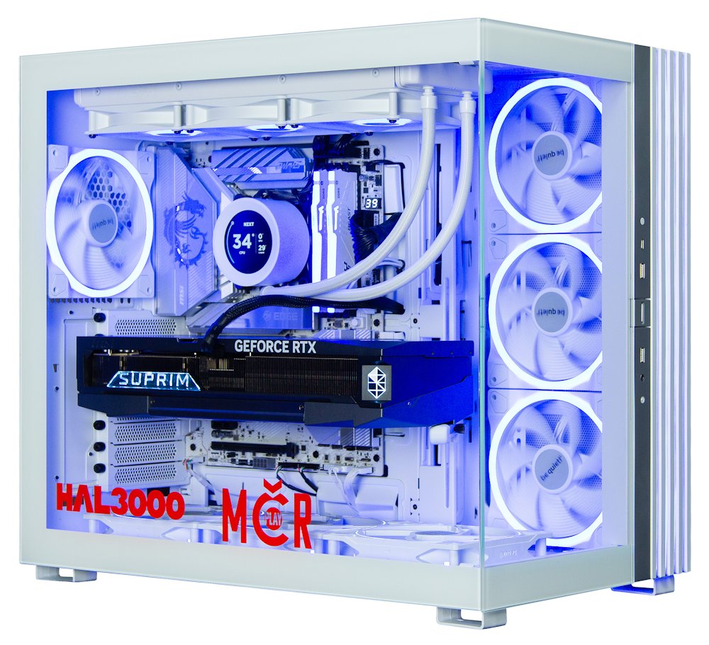 Kompjuter HAL3000 MČR 2025, Intel Core Ultra 9 285K, 64GB DDR5, RTX 5090, 4TB SSD, Windows 11 Home, i bardhë