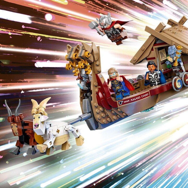 Set LEGO® Marvel Super Heroes 76208 Goat Sled Boat, 564 pjesë