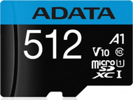 Kartë memorje microSDXC ADATA Premier 512GB, Class 10 UHS I A1 V10, e zezë