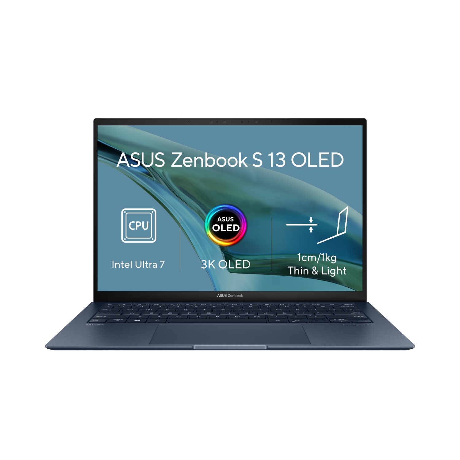 Laptop ASUS Zenbook S 13 OLED, 13,3\", 3K, Intel U7-155U, 32GB RAM, 1TB SSD, црн