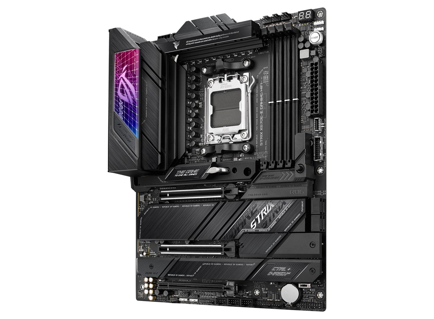 Pllakë amë ASUS ROG STRIX X670E-E Gaming WiFi AMD X670 Socket AM5 ATX