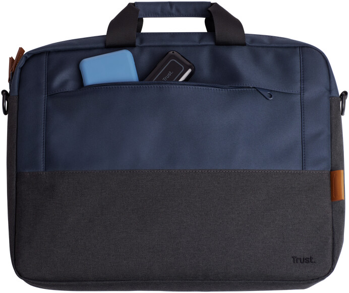 Çantë për laptop Trust Lisboa, 16", e kaltër e errët/ hirtë