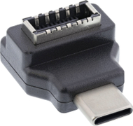 Adapter USB InLine USB 3.2, USB C mashkull në USB E panel i përparmë