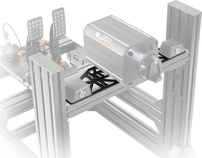 Mbajtëse Asetek SimSports Mounting Bracket, për wheelbase Direct Drive, për tavolinë ose rig, e zezë