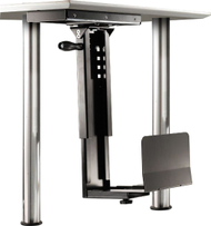 Држач за компјутер Roline CPU Holder, монтажа под биро, функција за вртење, црна