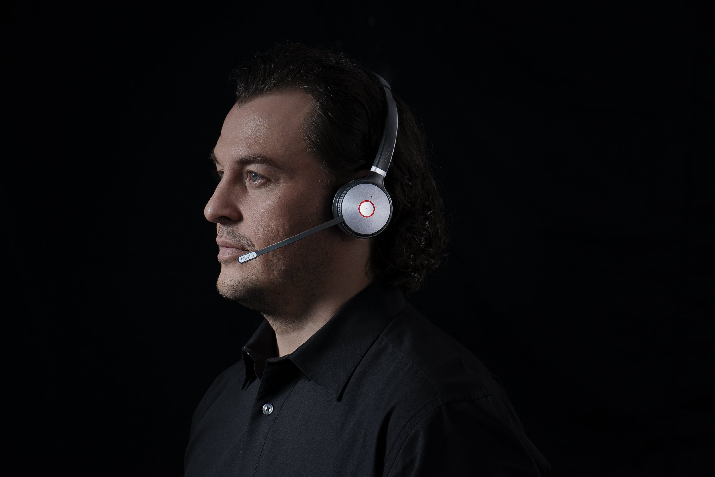 Kufje pa tela Yealink WH66 Dual, DECT, për Microsoft Teams, të zeza