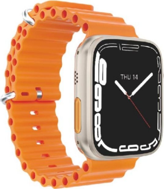 Orë inteligjente RoGer WS-GS28, IP68, karikim wireless, portokalli