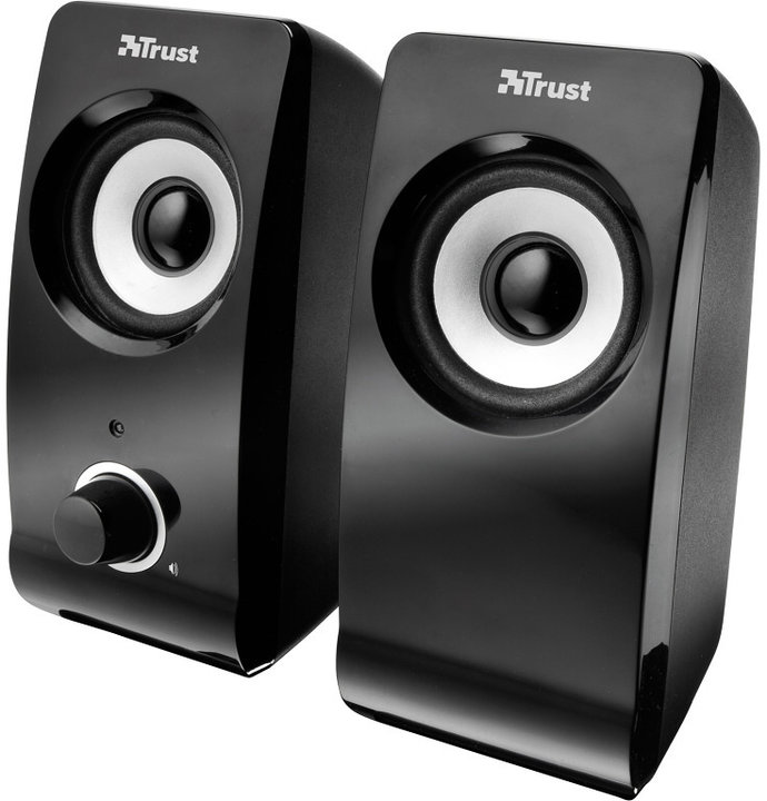 Altoparlantë Repro Trust Remo, 2.0, të zinj