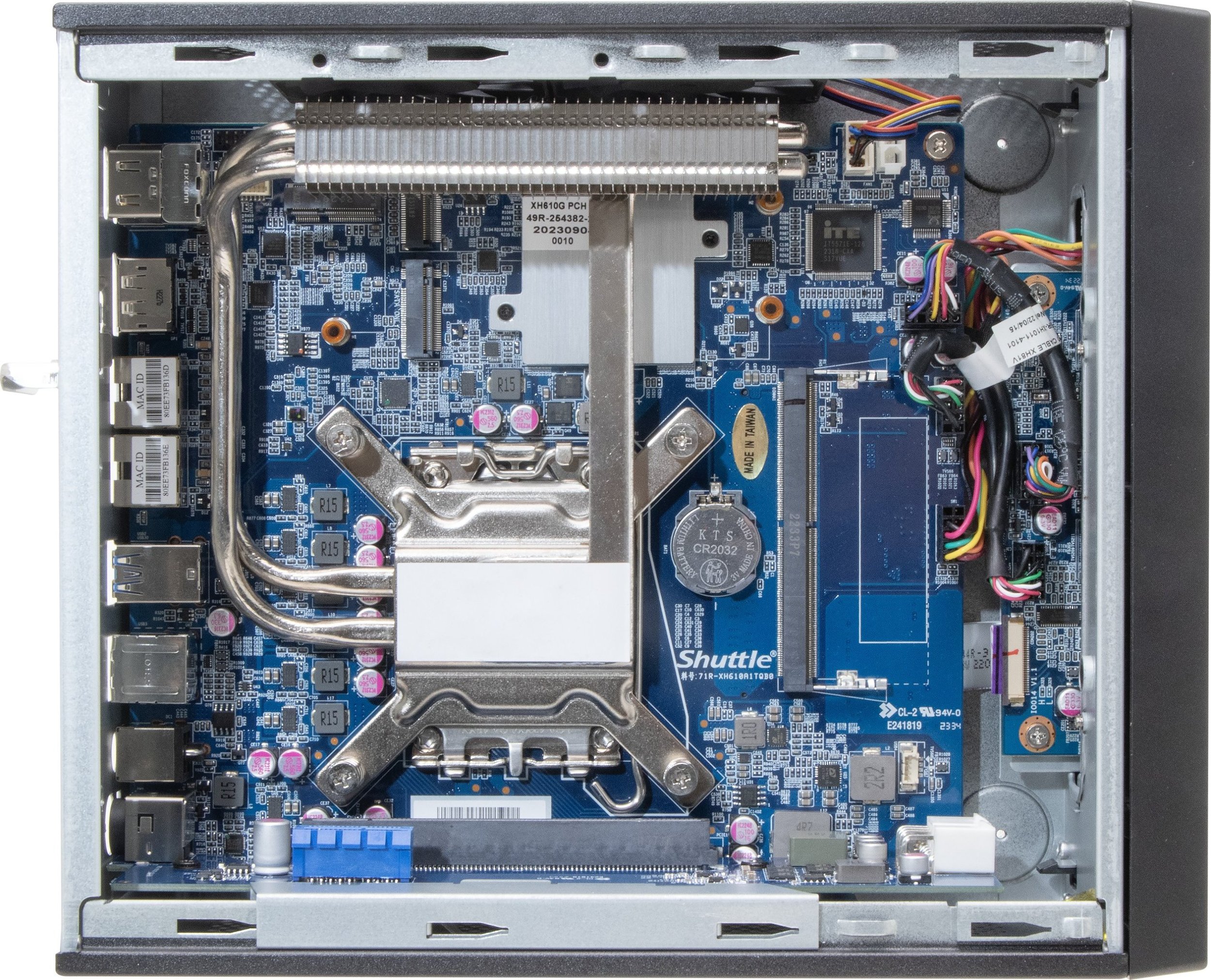 Barebone PC Shuttle XPC Slim XH610G2, Intel H610, LGA 1700, i zi