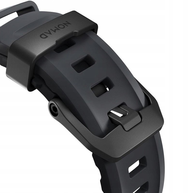 Rripa dore për Apple Watch Rocky Point Band Storm, 46mm 49mm, FKM fluoroelastomer, harduer titani i zi