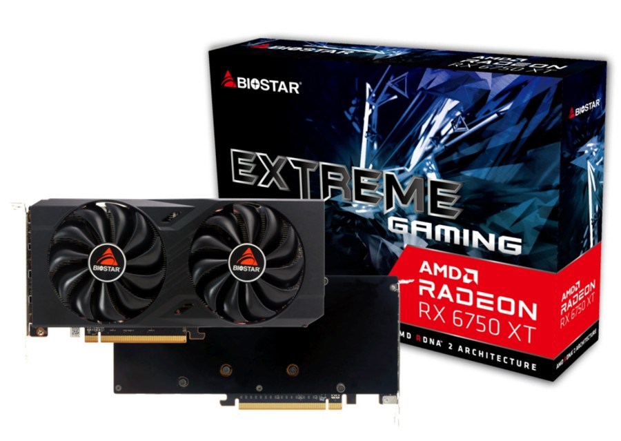 Kartë grafike Biostar AMD Radeon RX 6750 XT, 12 GB GDDR6