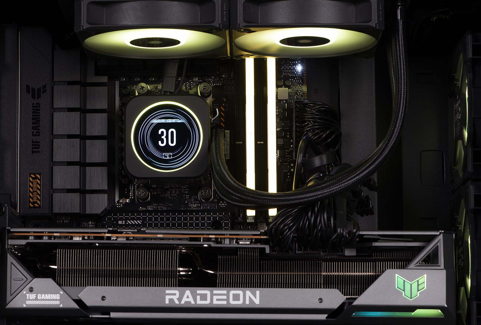 Kompjuter Actina iCUE 7800X3D, 2TB, 7900XTX, e zezë