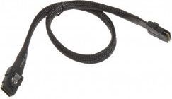 Kabllo SAS Silverstone CPS02, SFF-8087 në SFF-8087, 0.5m, i zi