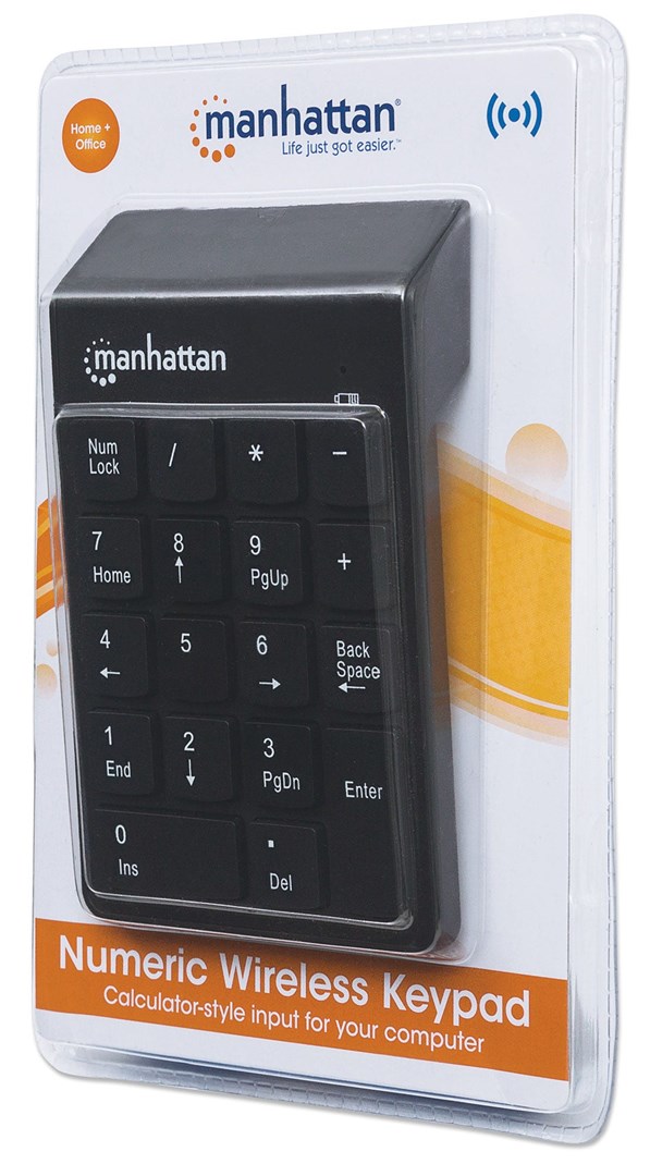 Tastierë numerike Manhattan, Wireless 2.4GHz, e zezë