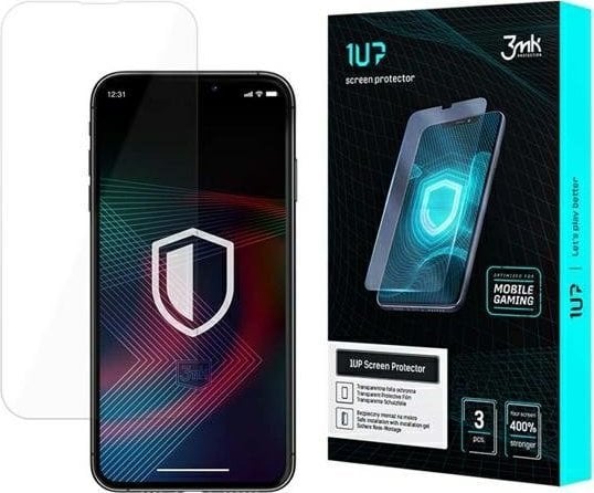 Fletë mbrojtëse ekrani 3MK 1UP për iPhone 14 Pro Max, ultra e hollë, transparente