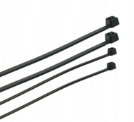 Kapëse kabllosh Plastrol OK 3615C, 3.6×150 mm, plastike, e zezë