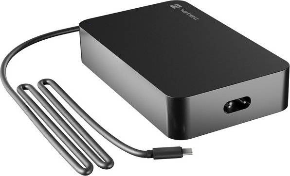Adapter karikimi Natec Grayling NZU-2035, 90W, USB C Power Delivery, i zi
