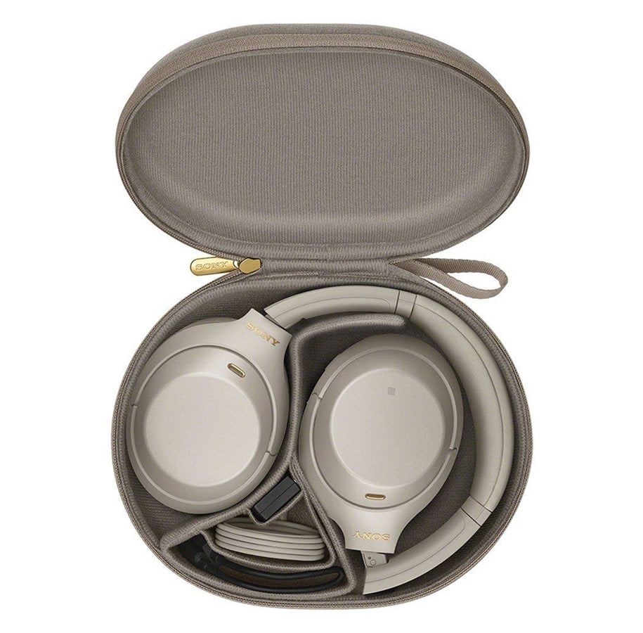 Kufje Sony WH-1000XM4, Bluetooth, 30 orë bateri, të argjendta