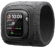 Спортска белегзија Twelve South ActionBand за Apple Watch, еластичен памук, сет 2 парчиња, црна