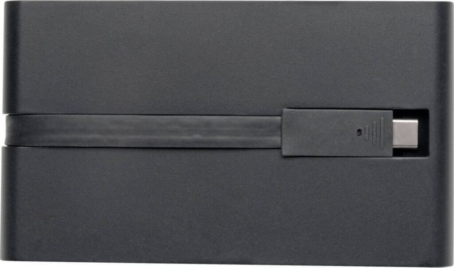 Dock USB C Tripp Lite U442 DOCK3 B, HDMI 4K dhe VGA, Gigabit Ethernet, i zi