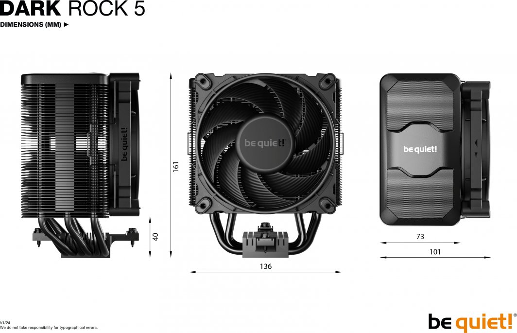 Ftohës për procesor be quiet! Dark Rock 5 (BK035)