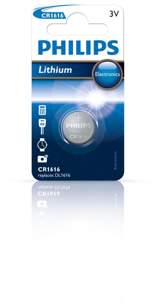 Bateri buton Philips CR1616 2936, 3V, litium, jetëgjatë