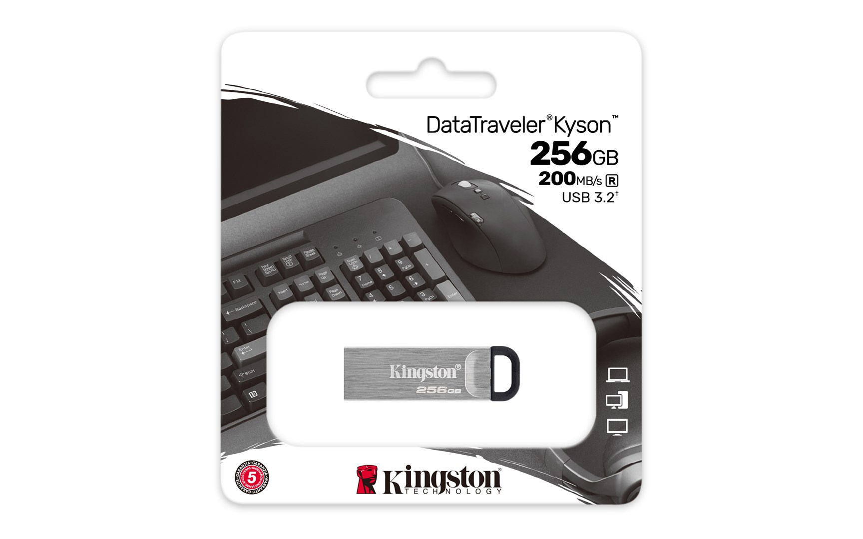 USB Kingston DataTraveler Kyson, 256 GB, USB Type-A
