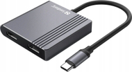 Dok USB-C Sandberg Dock 2xHDMI USB PD, 2x HDMI, USB-A, gri