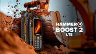 Телефон Hammer Boost 2, LTE, Dual SIM, црн