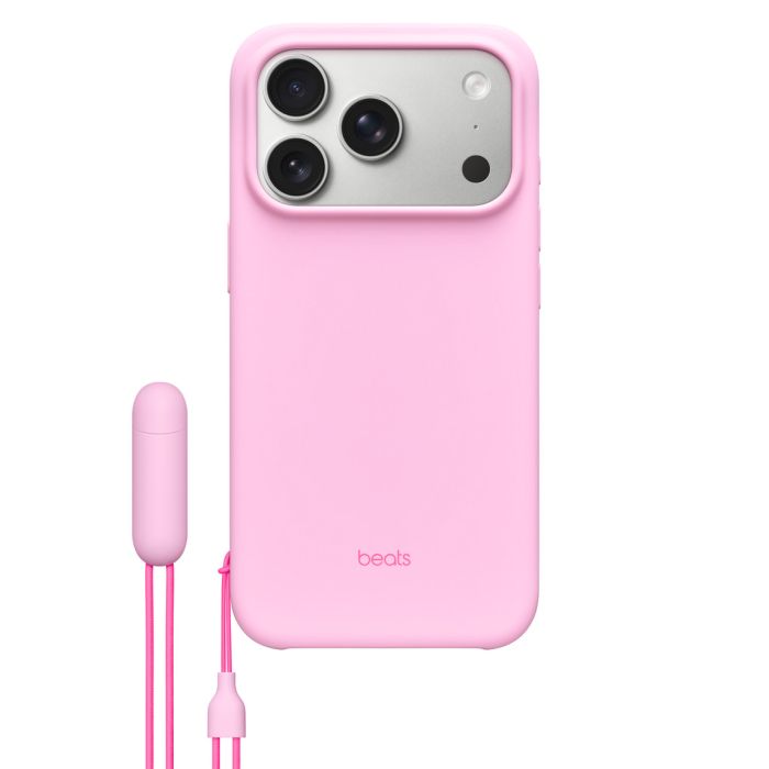 Beats iPhone 17 Pro Kickstand Case with MagSafe and Camera Control, Pebble Pink