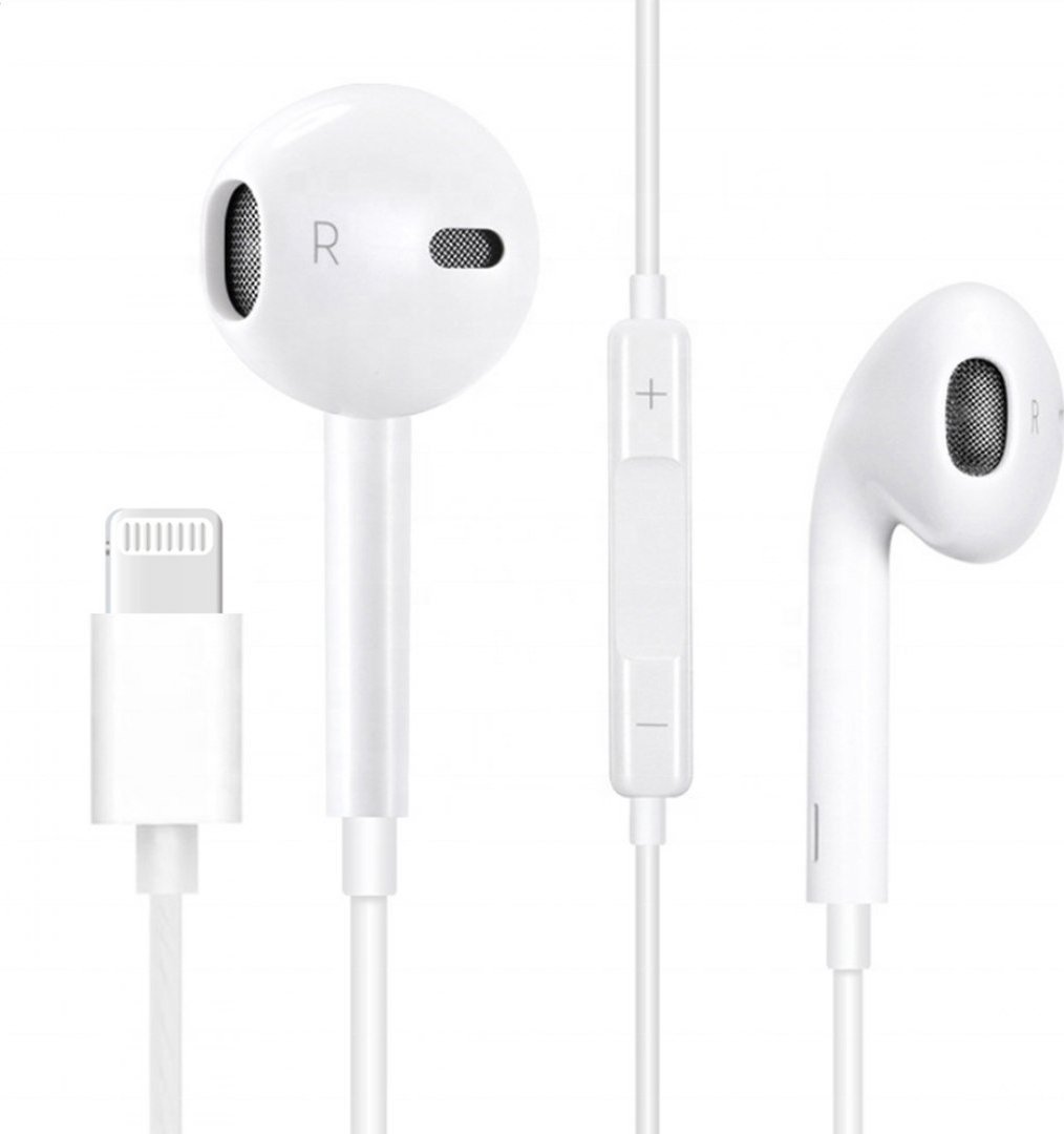 Kufje Fiesta FISEMW20, Lightning, me mikrofon, të bardha