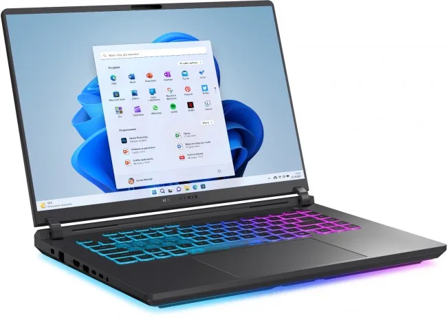 Laptop ASUS ROG Strix G16 G615LP-U7161W, 16", Intel Core Ultra 7 255HX, 16GB RAM, 1TB SSD, NVIDIA GeForce RTX 5070 8GB GDDR7, i zi