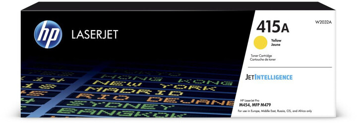 Ngjyrë për printer HP W2032A nr. 415A (2100 fq.), e verdhë