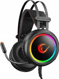 Kufje gaming Rampage STORMY RGB 7.1, me mikrofon, USB, të zeza