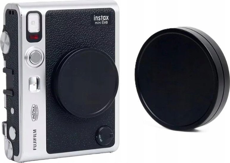 Заштитен капак за објектив Fujifilm Instax Mini Evo, прилагоден, црн