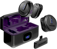 Mikrofon wireless Streamplify Mic Go, set me dy mikrofona, USB C, i zi