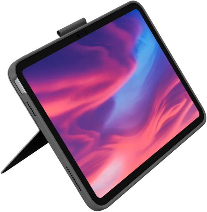 Këllëf me tastierë Logitech Combo Touch për Apple iPad 2022 (10th Generation), i hirtë
