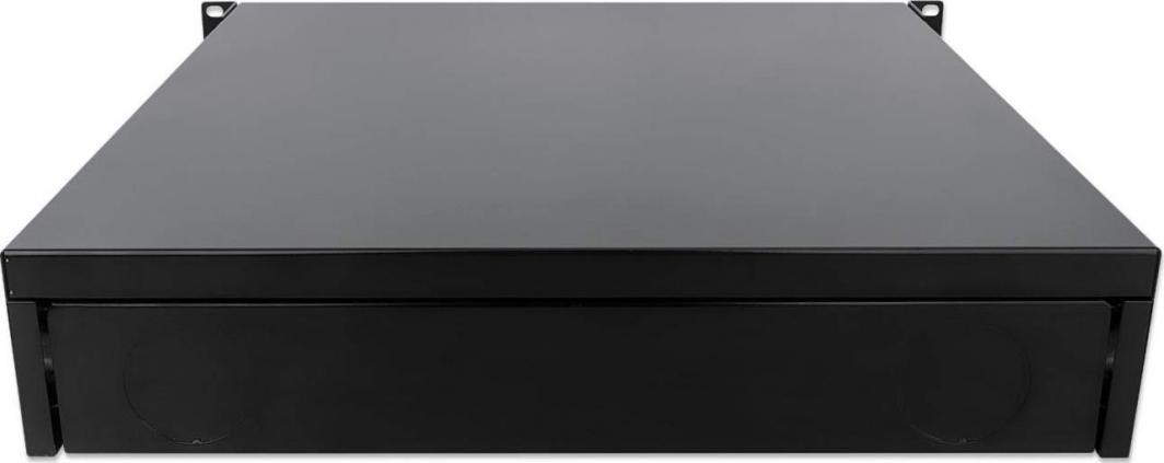 Sirtar me bravë Intellinet Rack 2U, 19", 466 x 483 x 89 mm, i zi