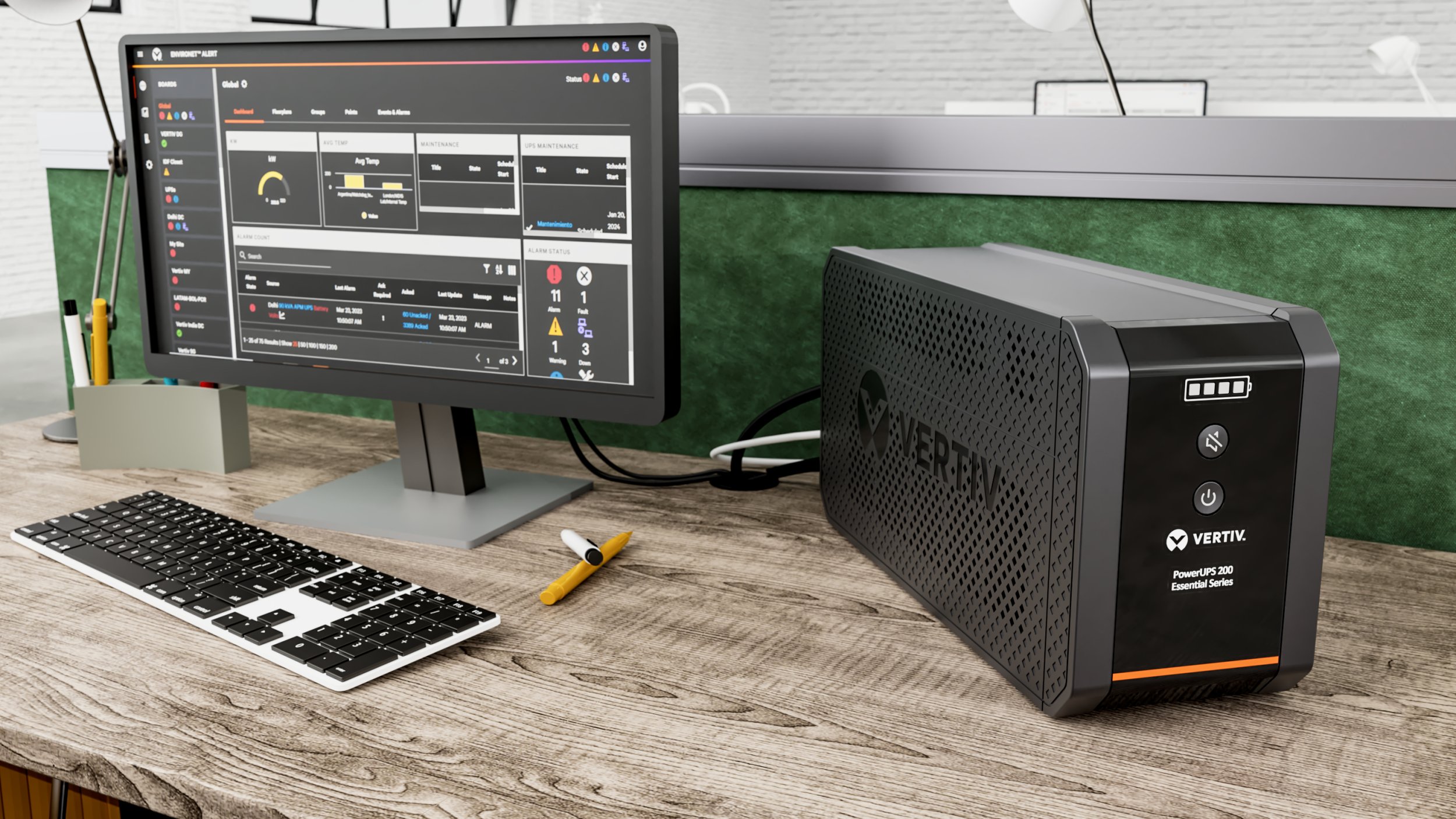 UPS Vertiv PSA6E-1000IT-SCH, 525W, line interactive, me Schuko